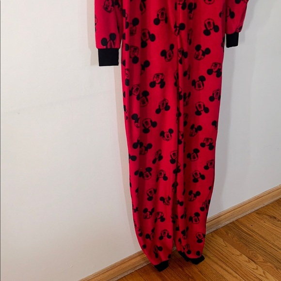 Disney Red Pajama Set with Black Mickey Pattern - Picture 3 of 7